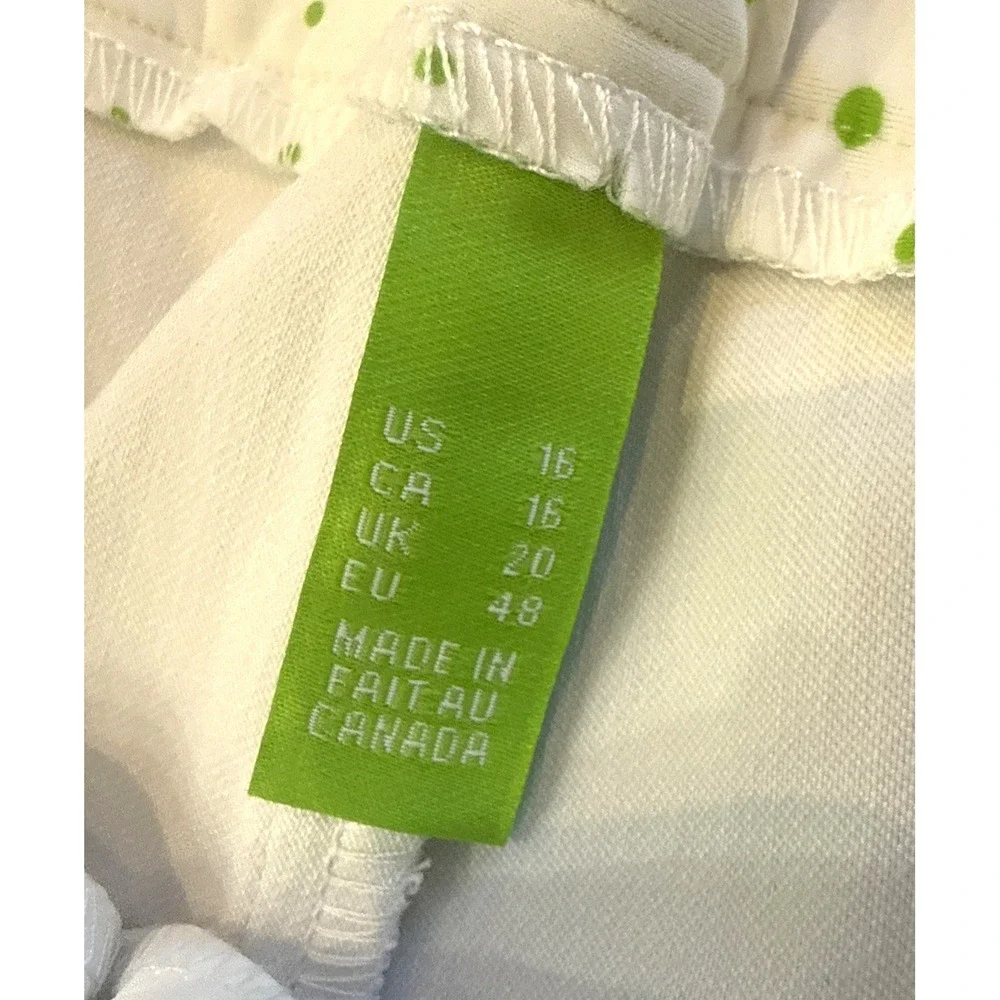 Swing Control  Size 16 White Bermuda Golf Shorts Pull-On Stretch 12" Inseam - Picture 8 of 9